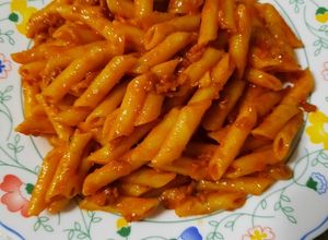 Foto principal de Macarrones con picadillo de Chorizo