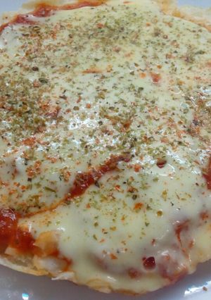 Una foto de Pizza de mandioca