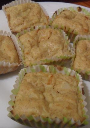 Una foto de Muffins de coliflor y queso