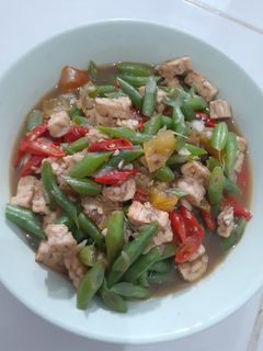 Foto resep Tumis Buncis Tempe Pedas