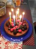 Creamy chocolate cake