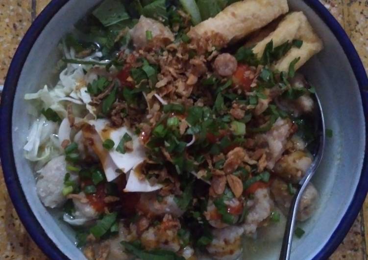 Bakso kerikil dari ayam sampai bosen