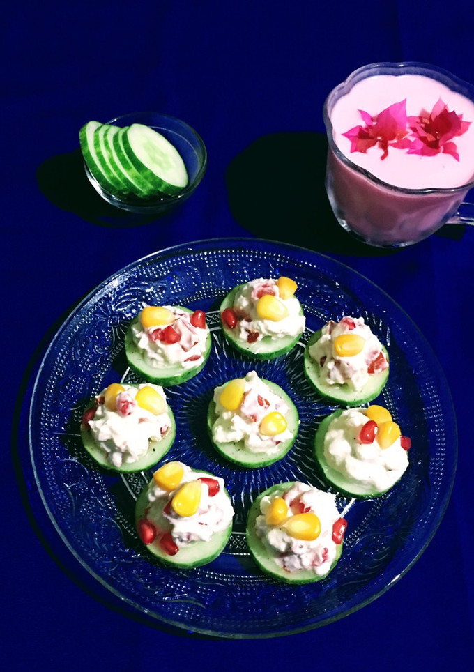 A picture of Healthy Cucumber Bites.