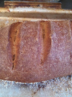 A picture of Sourdough Spelt bread.