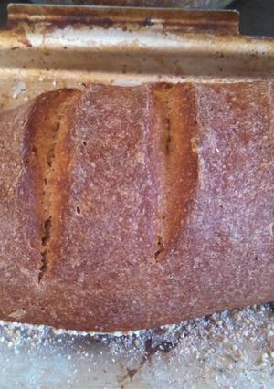 A picture of Sourdough Spelt bread.