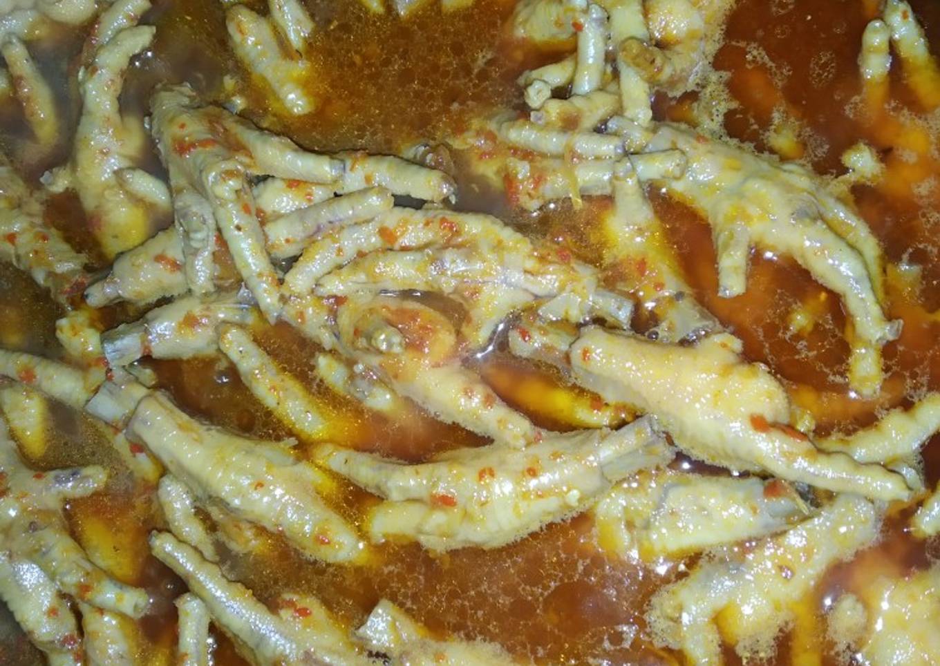 Ceker kuah Teriyaki