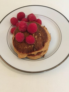 Une photo de Pancakes à la patate douce