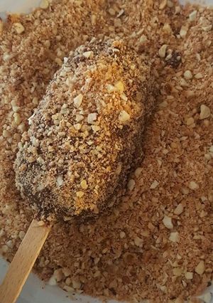 Foto di Gelato croccante al cioccolato