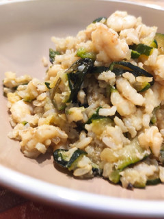 Foto di Risotto con zucchine e gamberetti