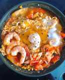 Mì Kim Chi Cay, Trứng Và Tôm