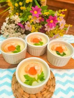 Foto resep Silky Chawan Mushi (Japanese Steamed Egg)