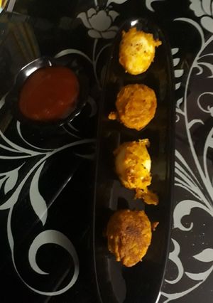 A picture of Egg fritters.