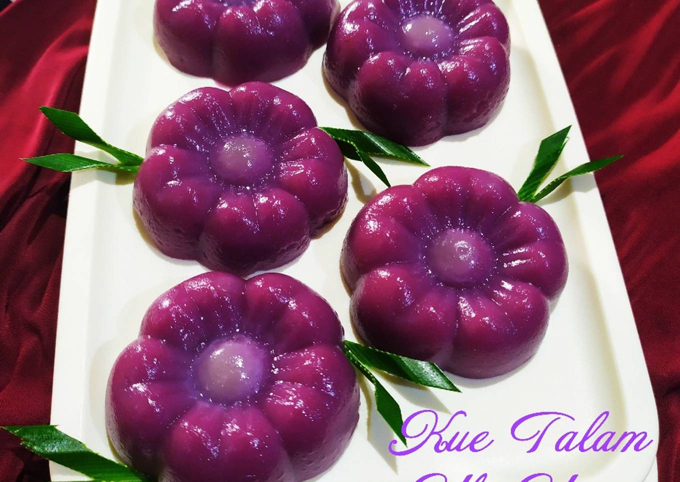 Kue Talam Ubi Ungu