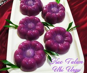 Resep Populer Kue Talam Ubi Ungu Lezat Mantap