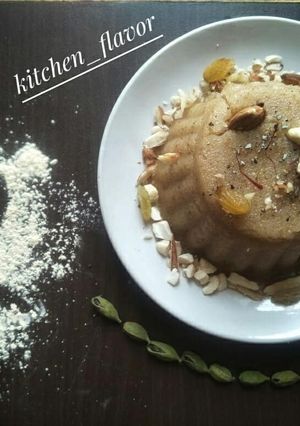 A picture of Rava halwa.
