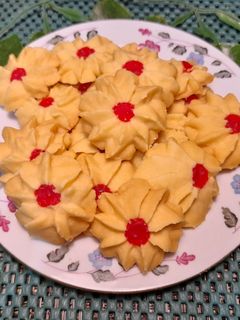 Foto resep Semprit Strawberry Cookies