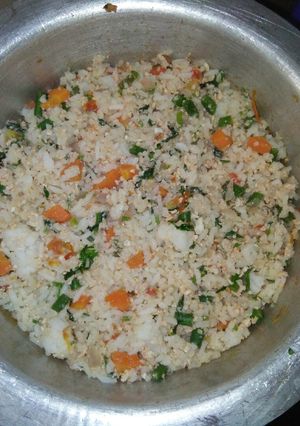 A picture of Simple rice with eggs recipe.