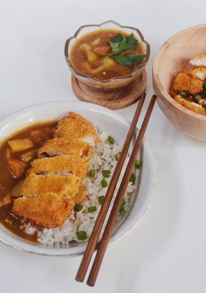 Foto resep Chicken katsu curry