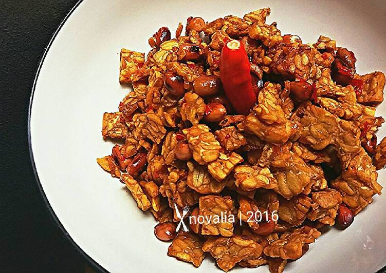 Resep Kering tempe kacang tanah oleh Novalia Rika - Cookpad