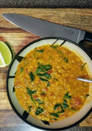 A picture of Spicy Lentil Soup.