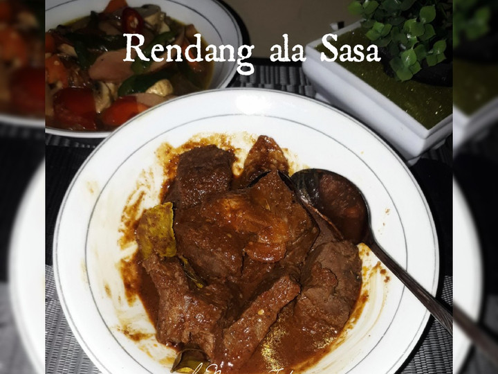 Wajib coba! Resep membuat Rendang ala Sasa dijamin spesial