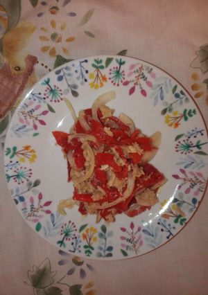 Una foto de ~Aliño de pimiento del piquillo~