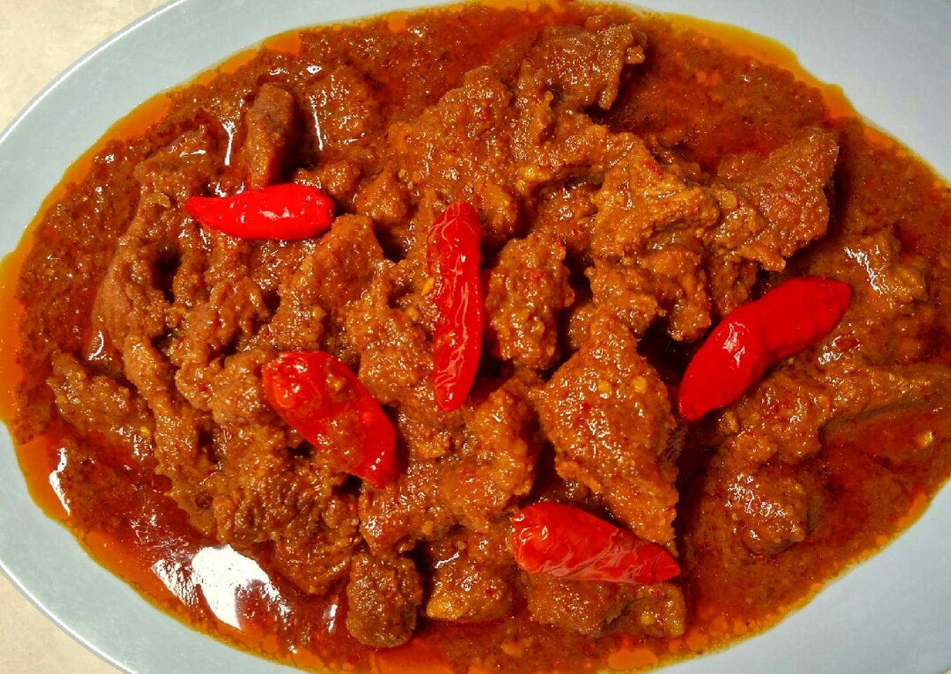 Rendang daging (tanpa msg)