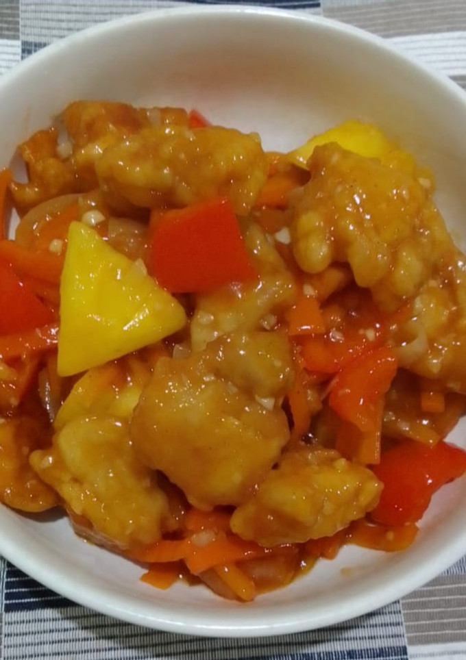 Foto resep Ayam Asam Manis