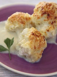 A picture of Cauliflower gratin with healthy béchamel sauce recipe.
