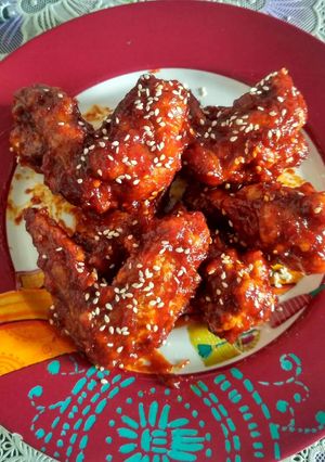 Foto resep Spicy Chicken Korea (Yangnyeom Tongdak)