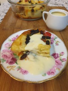 Foto resep Puding Roti Tawar Panggang