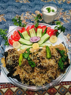 A picture of Mutton pulao Biryani#kokabandCookpad.