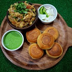 Litti Chokha A picture of Litti Chokha.