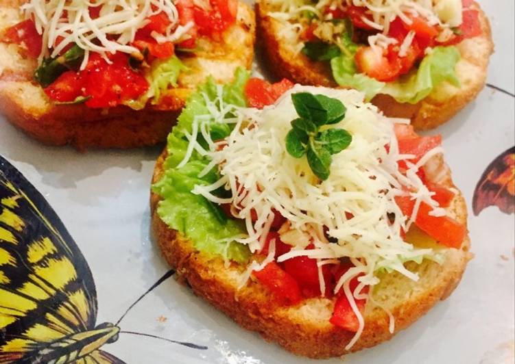 Recipe of Perfect Tomato & Basil Bruschetta