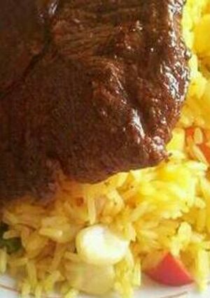 Una foto de Arroz a la jardinera