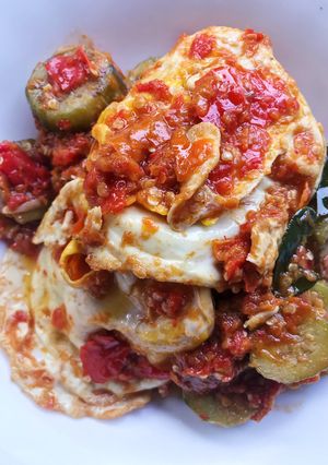 Foto resep Terong telur balado