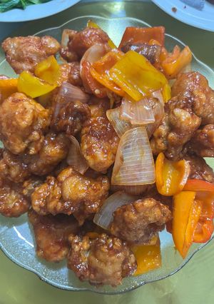 Hình của món Gà popcorn lúc lắc.