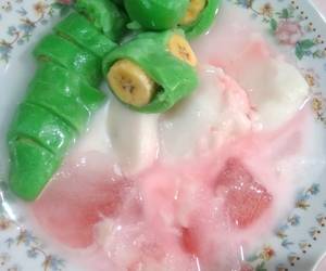 Masakan Unik Es pisang ijo Gurih Mantul Masakan Unik Es pisang ijo Gurih Mantul