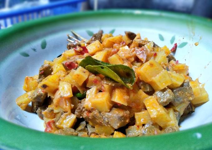 Anti Ribet, Buat Sambal goreng kentang ati sapi Kekinian