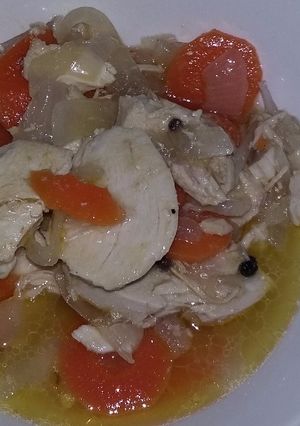 Una foto de Pollo en escabeche