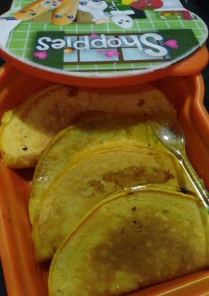 Foto resep Bekal Sekolah : Pancake Lipat (menu non nasi)