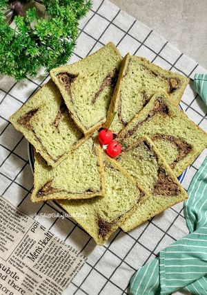 Foto resep Roti Tawar Pandan Pisang (sourdough)