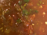 Salsa de chile de árbol y tomate