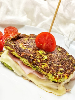 Una foto de Sándwich de brócoli saludable