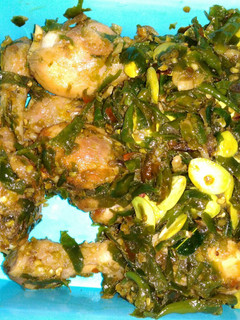 Foto resep Ayam Sambal Hijau Pete