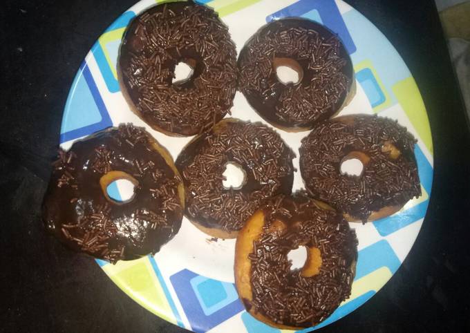 Donat empuk dan lembut tanpa kentang cemilan anak