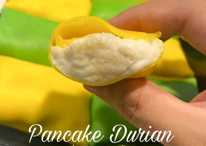 Cara bikin Pancake Durian