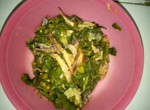 Foto resep Tumis Genjer ikan asin👍