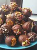 Cake pop narancsos csokival