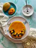 Mango Cheesecake | Baked | Eggless